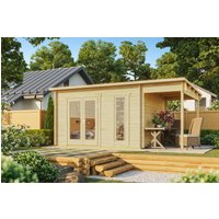 25 % Discount! Fjordholz Pultdach Holzgartenhütte Modell Mali 28 A 15m² Unkategorisiert online kaufen