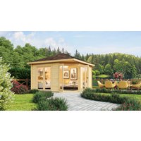 26 % Discount! Fjordholz 5-Eck Holzgartenhütte Modell Fargo 70 B 20m² Unkategorisiert online kaufen