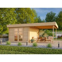 26 % Discount! Fjordholz Flachdach Holzgartenhütte Modell Felix 28 18m² Unkategorisiert online kaufen