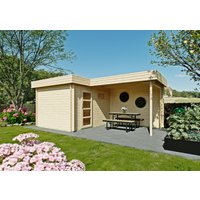26 % Discount! Fjordholz Flachdach Holzgartenhütte Modell Odina 28 A 18m² Unkategorisiert online kaufen