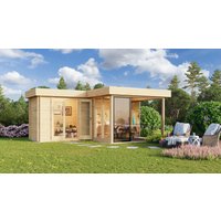 26 % Discount! Fjordholz Holzgartenhütte Alu Concept 44 M 24m² Unkategorisiert online kaufen