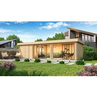 26 % Discount! Fjordholz Holzgartenhütte Alu Concept 70 L 35m² Unkategorisiert online kaufen