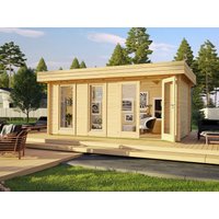 26 % Discount! Fjordholz Holzgartenhütte Modell Miriam 44 B Modern 15m² Unkategorisiert online kaufen