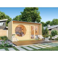 26 % Discount! Fjordholz Holzgartenhütte Modell Office Box Größe M nat 24m² Unkategorisiert online kaufen