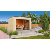 26 % Discount! Fjordholz Holzgartenhütte Modell Q-BIC Alu 44 A 16m² Unkategorisiert online kaufen