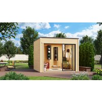 26 % Discount! Fjordholz Holzgartenhütte Modell Q-BIC Alu 70 G 9m² Unkategorisiert online kaufen