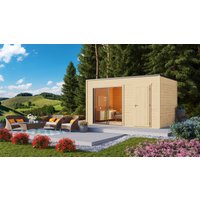 26 % Discount! Fjordholz Holzgartenhütte Modell Q-BIC Alu 70 I 12m² Unkategorisiert online kaufen