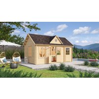 26 % Discount! Fjordholz Holzgartenhütte Modell Teehaus Bradford 70 24m² Unkategorisiert online kaufen