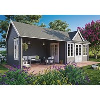 26 % Discount! Fjordholz Holzgartenhütte Modell Teehaus Westminster 70 32m² Unkategorisiert online kaufen