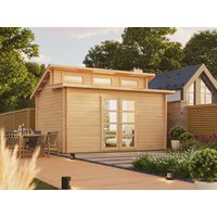 26 % Discount! Fjordholz Pultdach Holzgartenhütte Modell Aktiva-28 B 12m² Unkategorisiert online kaufen