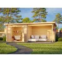 26 % Discount! Fjordholz Pultdach Holzgartenhütte Modell Ezra 2J farbl 18m² Unkategorisiert online kaufen