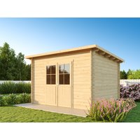 26 % Discount! Fjordholz Pultdach Holzgartenhütte Modell Ezra 4D 9m² Unkategorisiert online kaufen