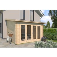 26 % Discount! Holzgartenhütte Modell Anbau Lounge 44 B 12m² Unkategorisiert online kaufen