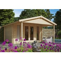 26 % Discount! Holzgartenhütte Modell Luise 40 D 12m² Unkategorisiert online kaufen