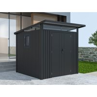 34 % Discount! Metall Gerätehaus Modell Skylight 4,45 m² Anthrazi 6m² Unkategorisiert online kaufen