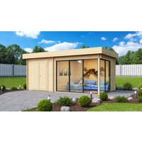 Fjordholz Holzgartenhütte Alu Concept 44 J 24m²
